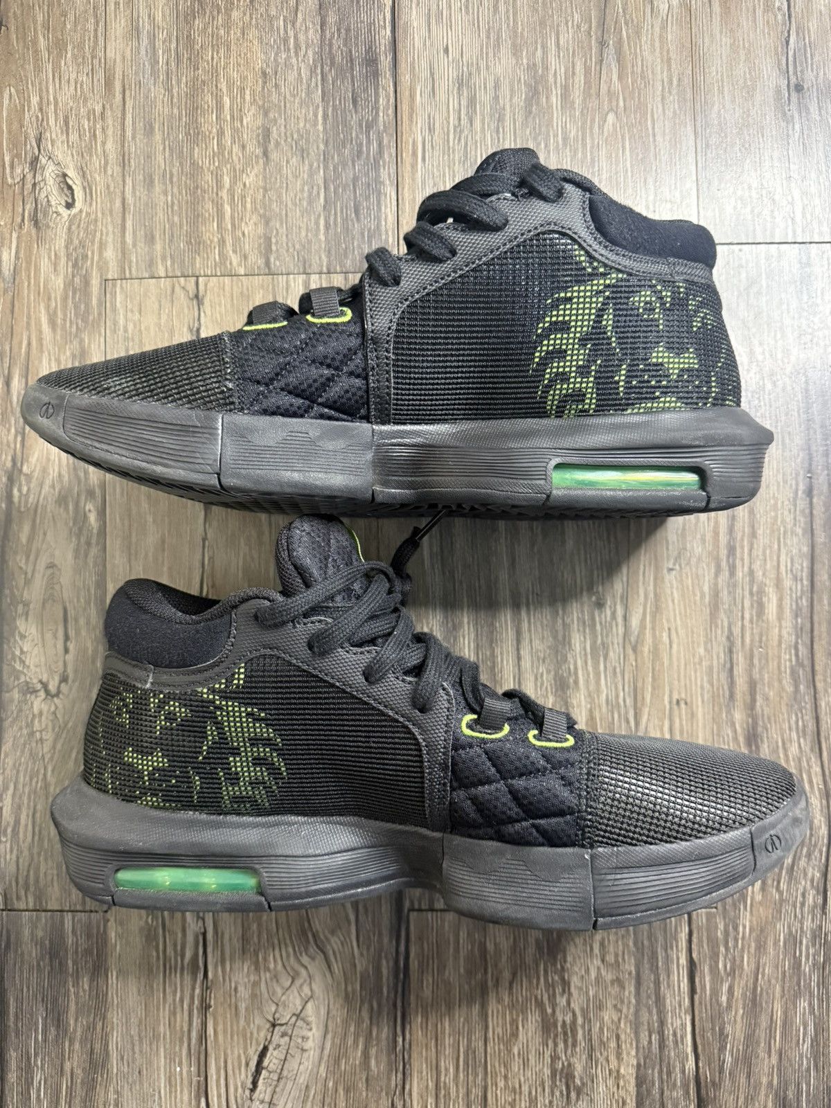 Nike Nike Lebron Witness 8 Black White Volt FB2239-002 Size 10.5 Size US 10.5 / EU 43-44 - 3 Thumbnail