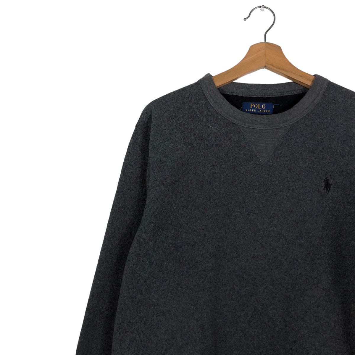 Polo Ralph Lauren 🔥Rich Grey Long Sleeve Sweatshirt Polo Ralph Lauren Size US M / EU 48-50 / 2 - 7 Thumbnail
