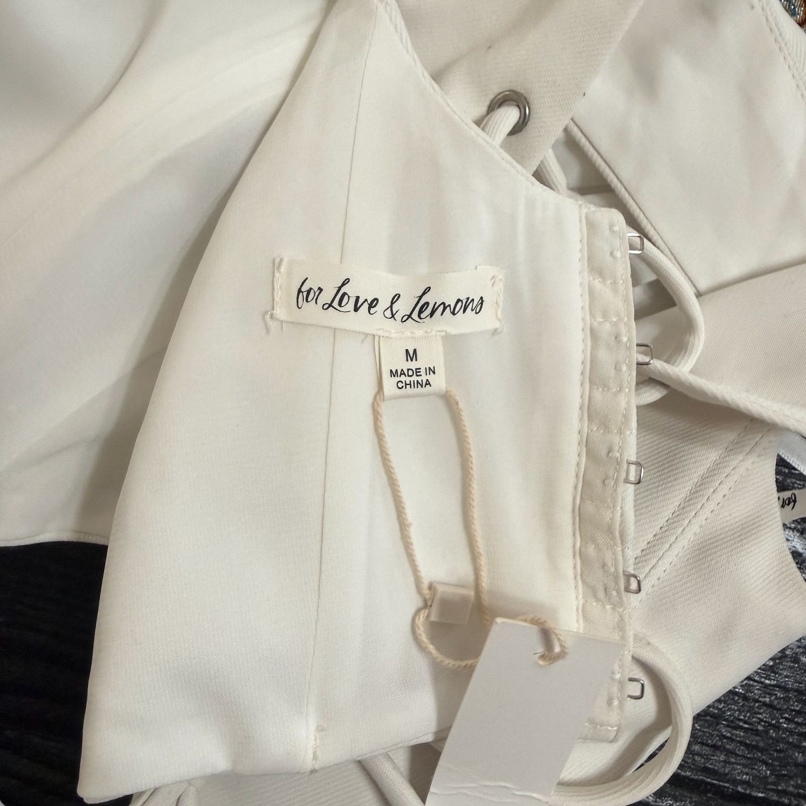For Love & Lemons For Love & Lemons Structured Corset Top | Sz M, NWT Size M / US 6-8 / IT 42-44 - 9 Thumbnail