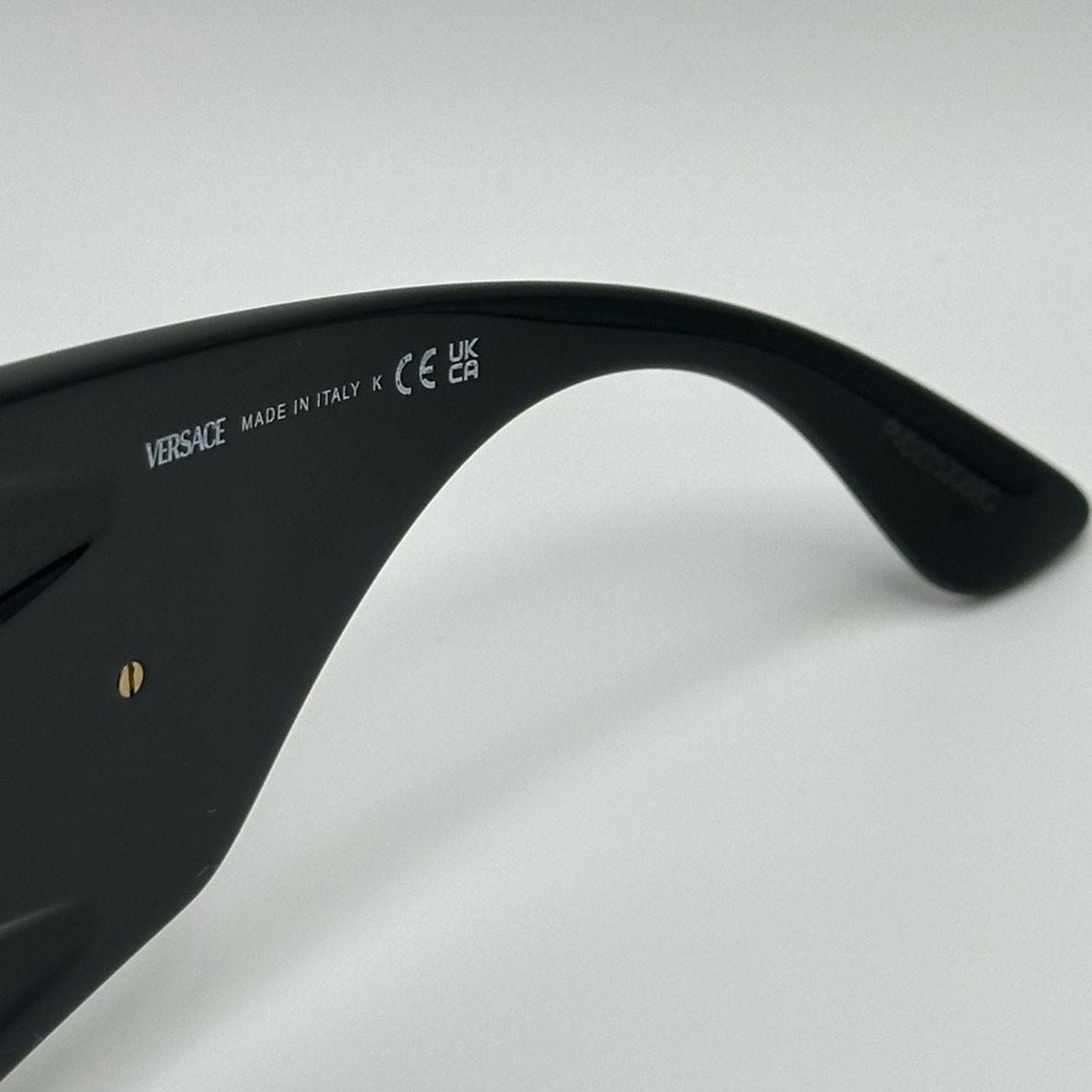 Versace NEW VERSACE VE4451 GB1/87 Black Dark Grey Unisex Sunglasses Size ONE SIZE - 4 Thumbnail