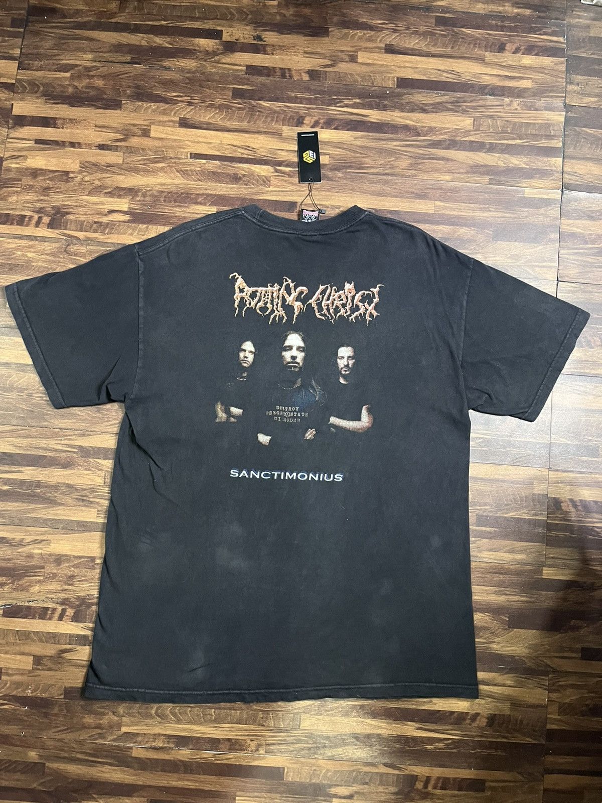 Vintage Rotting Christ Sanctimonius resurrecction Shirt Size US XL / EU 56 / 4 - 6 Thumbnail