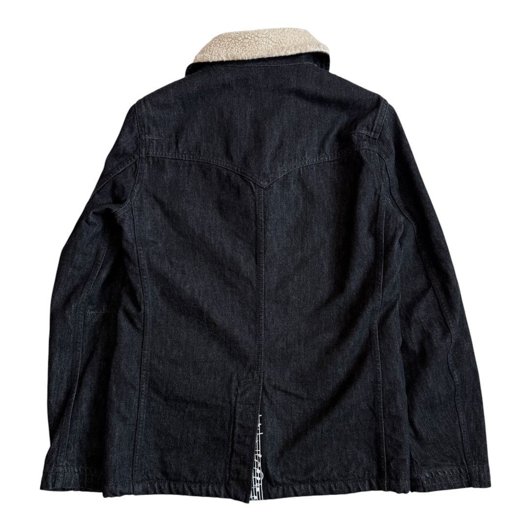 Number (N)ine Number (N)ine AW07 Black Denim Rancher Jacket L Size US L / EU 52-54 / 3 - 3 Thumbnail