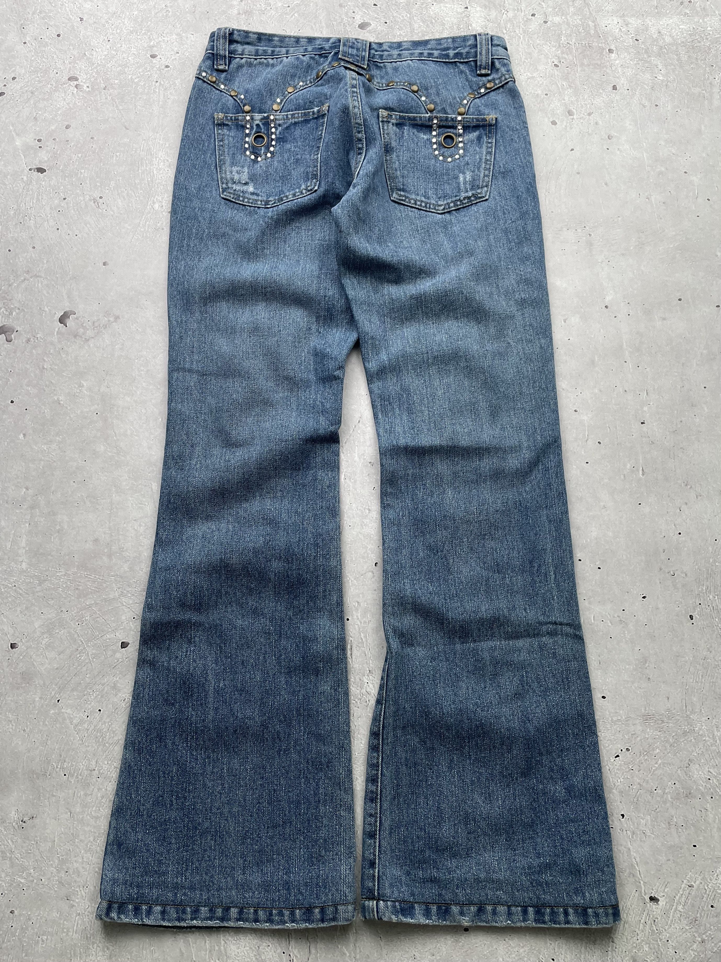 Vintage Vintage Ripped Jeans Size 29" - 6 Thumbnail