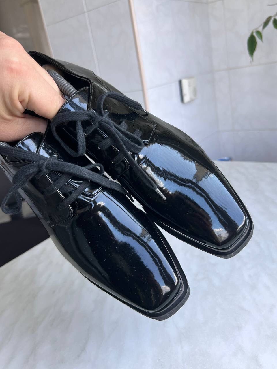 Stella McCartney Stella McCartney Elyse High Platform Leather Shoes Black Size US 8 / IT 38 - 6 Thumbnail