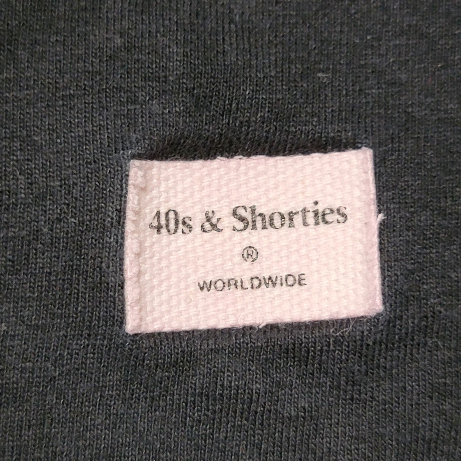 40's & Shorties 40s & Shorties Black Unisex Tee "Whippin Work" - Size Large Size US L / EU 52-54 / 3 - 6 Thumbnail