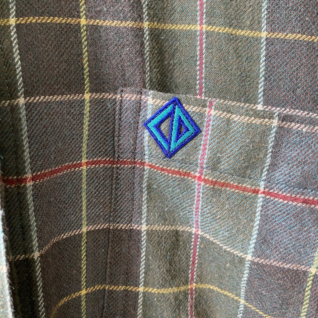 Dior Christian Dior Vintage Green Checkered Long Sleeve Shirt Size M / US 6-8 / IT 42-44 - 5 Thumbnail