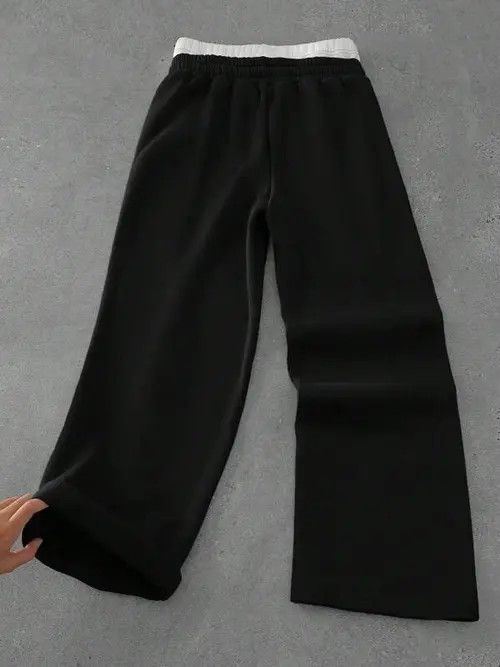 Japanese Brand Double drawstring baggy drip drill sweatpants Size US 30 / EU 46 - 1 Thumbnail