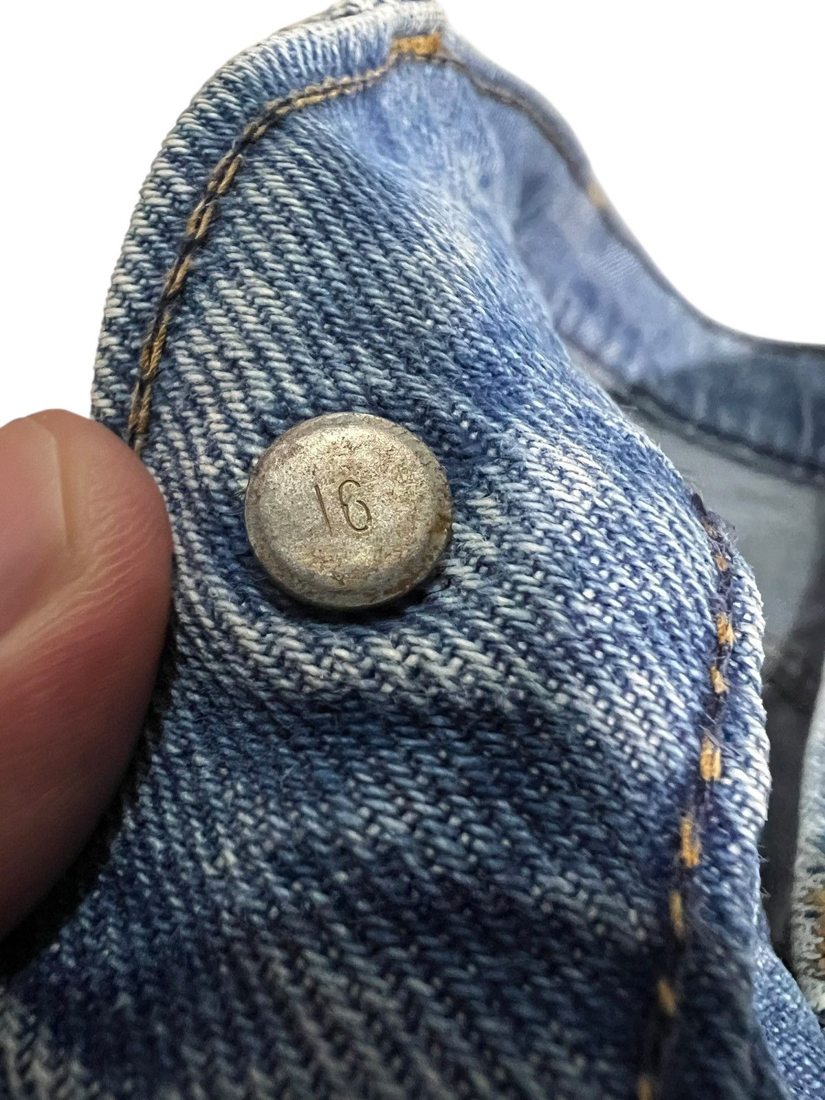 Levi's Vintage 70’s Levi’s Orange Tab Mud Wash Jean Size US 28 / EU 44 - 11 Thumbnail