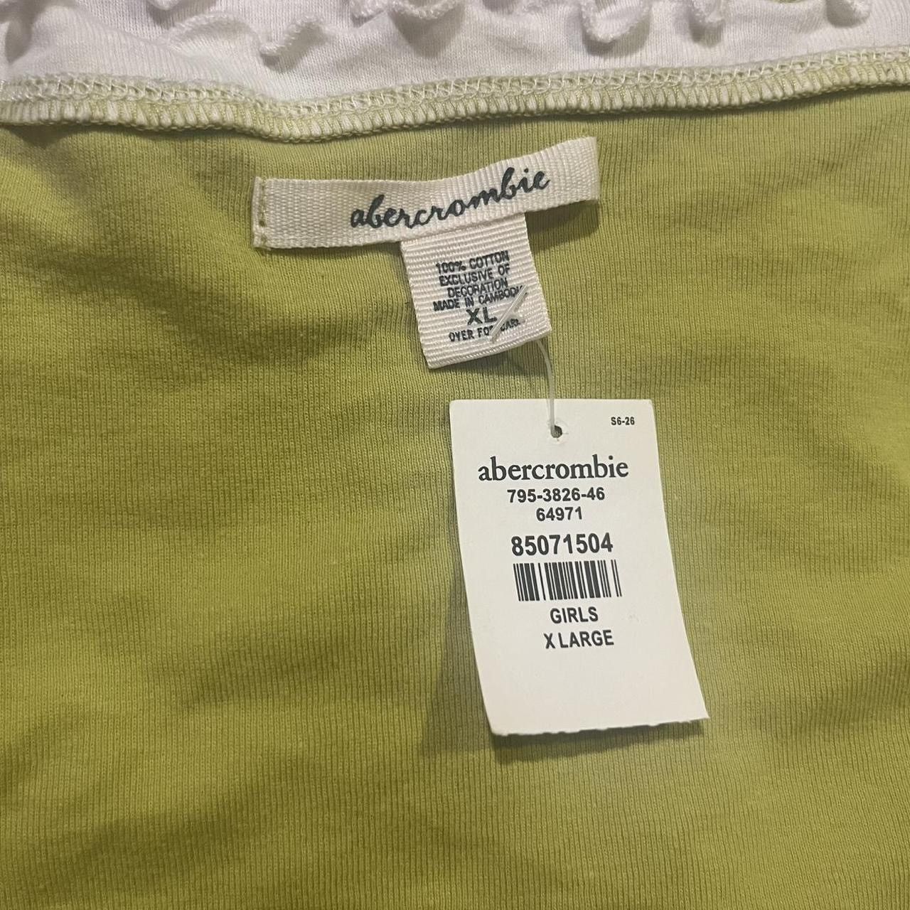 Abercrombie & Fitch y2k Abercrombie & Fitch pool club lime green baby tee Size S / US 4 / IT 40 - 6 Thumbnail