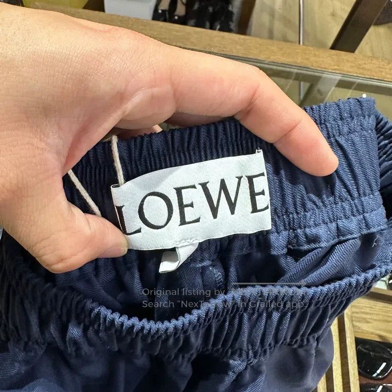 Loewe Loewe size S Buttoned Hem飾 Wool Trousers Size 24" / US 00 / IT 34 - 3 Thumbnail