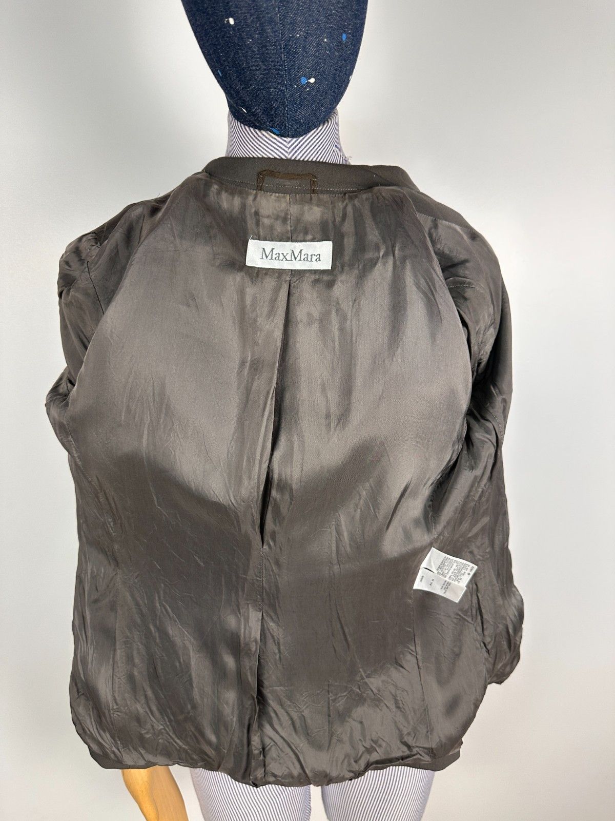 Max Mara Max Mara Wool Blazer Gray Womens Size US6 GB8 EU38 Size M / US 6-8 / IT 42-44 - 7 Thumbnail