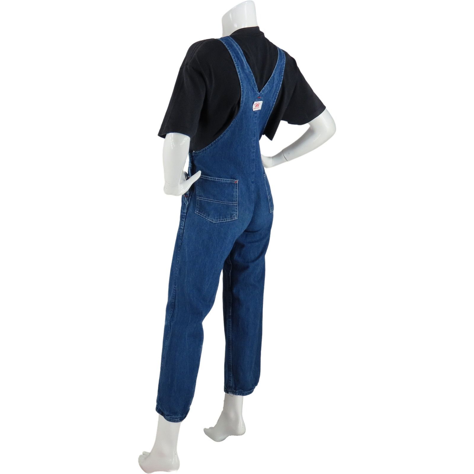 Other Round House Farmer Workwear Festival Denim Jean Overalls 28 Size 28" / US 6 / IT 42 - 4 Thumbnail