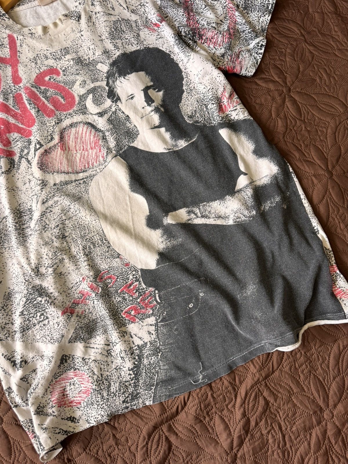 Band Tees vintage 1990s Randy Travis all-over print (AOP) Size US XXL / EU 58 / 5 - 5 Thumbnail