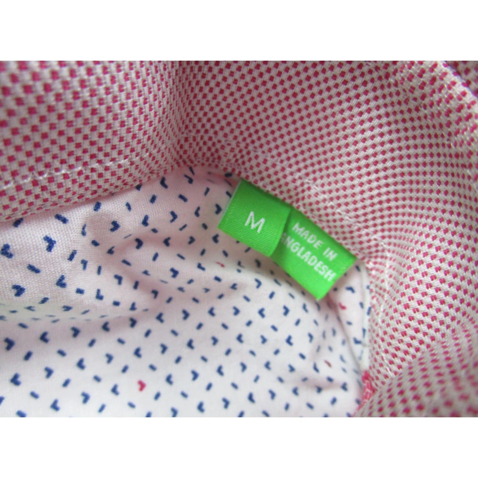 Hugo Boss Hugo Boss Shirt Check Short Sleeve Pink Medium Regular Fit Stretch Button-Up Mens Size US M / EU 48-50 / 2 - 4 Thumbnail