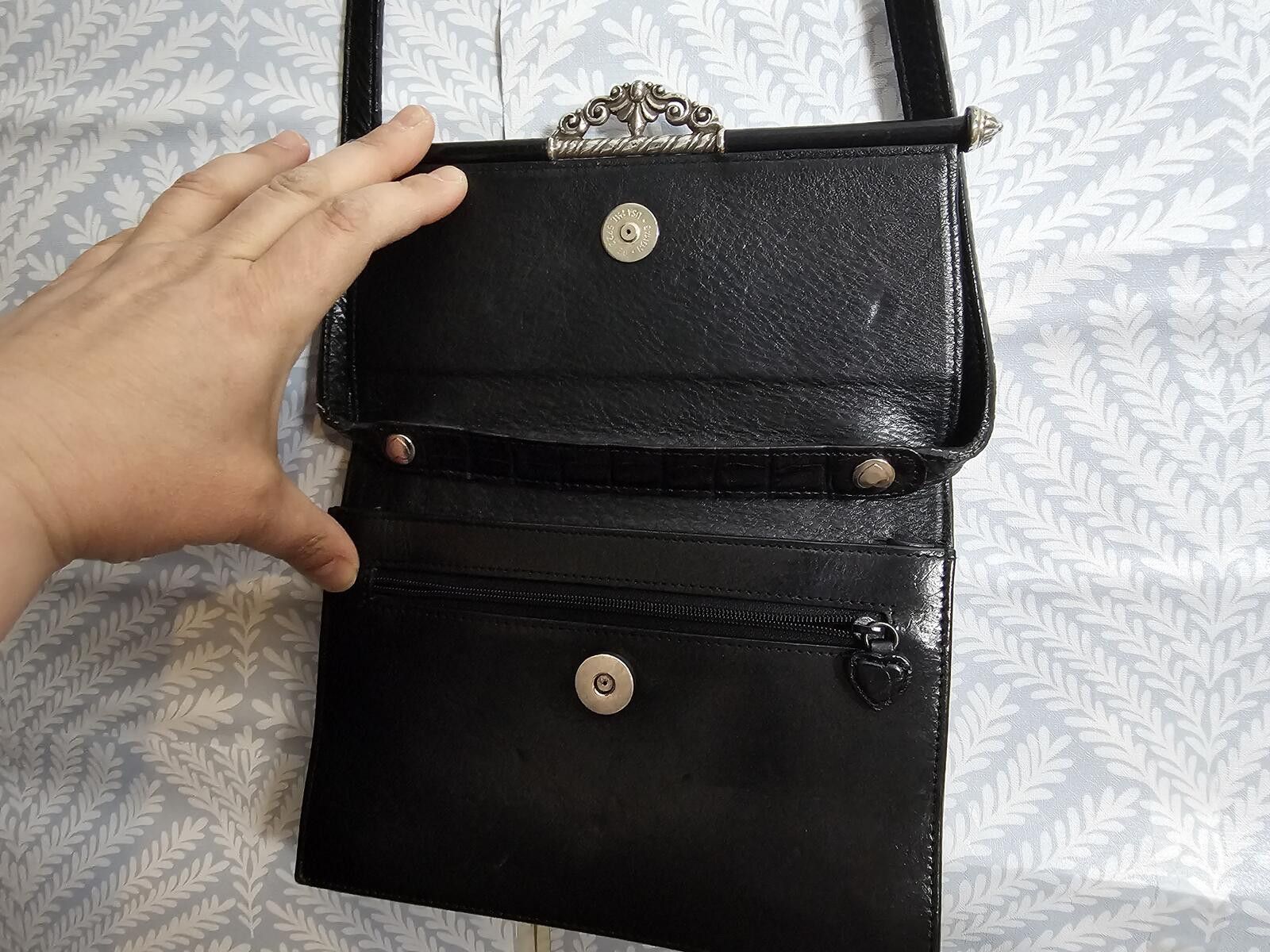 Brighton Brighton Purse Black Womens Medium Leather Size ONE SIZE - 2 Thumbnail