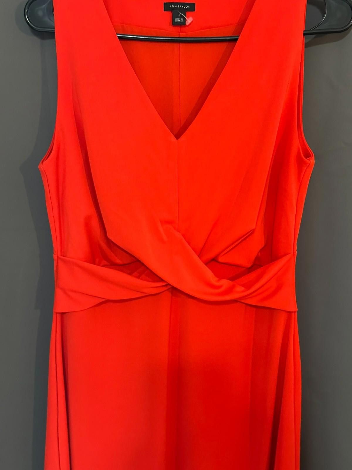 Ann Taylor Ann Taylor Formal Dress | Small | Bold Red Classic Size S / US 4 / IT 40 - 5 Thumbnail
