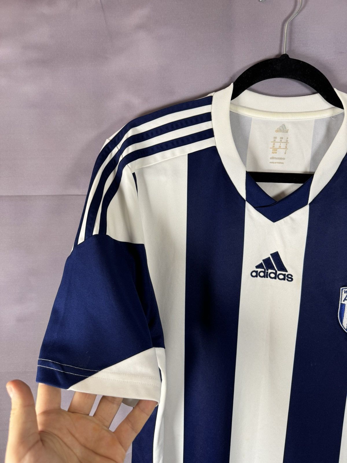 Adidas × Vintage Vintage West Bromwich Albion 2013/14 Adidas Jersey Blokcore Size US M / EU 48-50 / 2 - 6 Thumbnail
