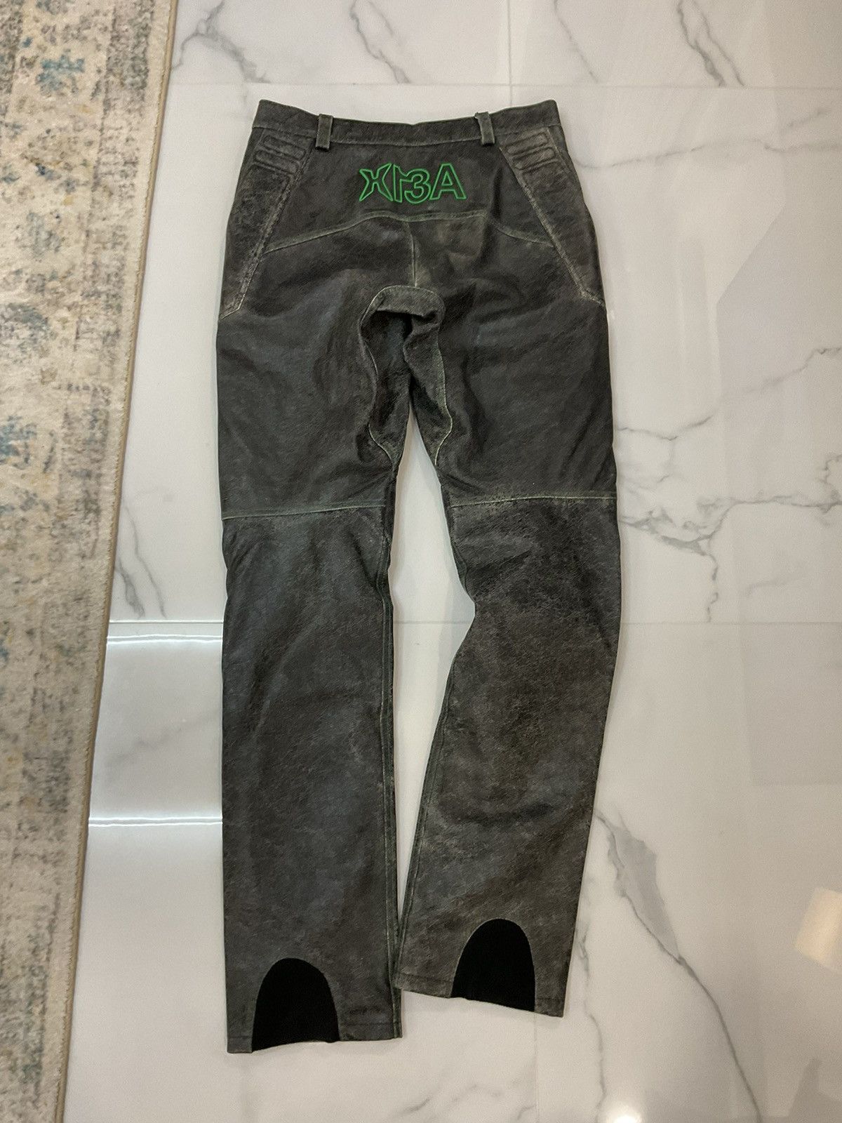 Hood By Air Hood by air leather pants Size US 34 / EU 50 - 2 Thumbnail