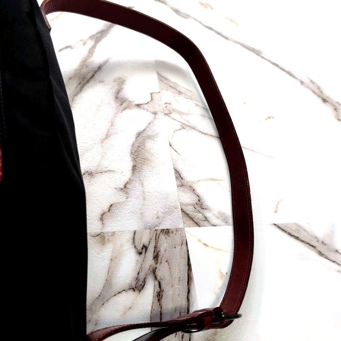 Issey Miyake ISSEY MIYAKE Bodybag Accessory Bordeaux x Black Casual 90-00's Pre-owned Size ONE SIZE - 6 Thumbnail