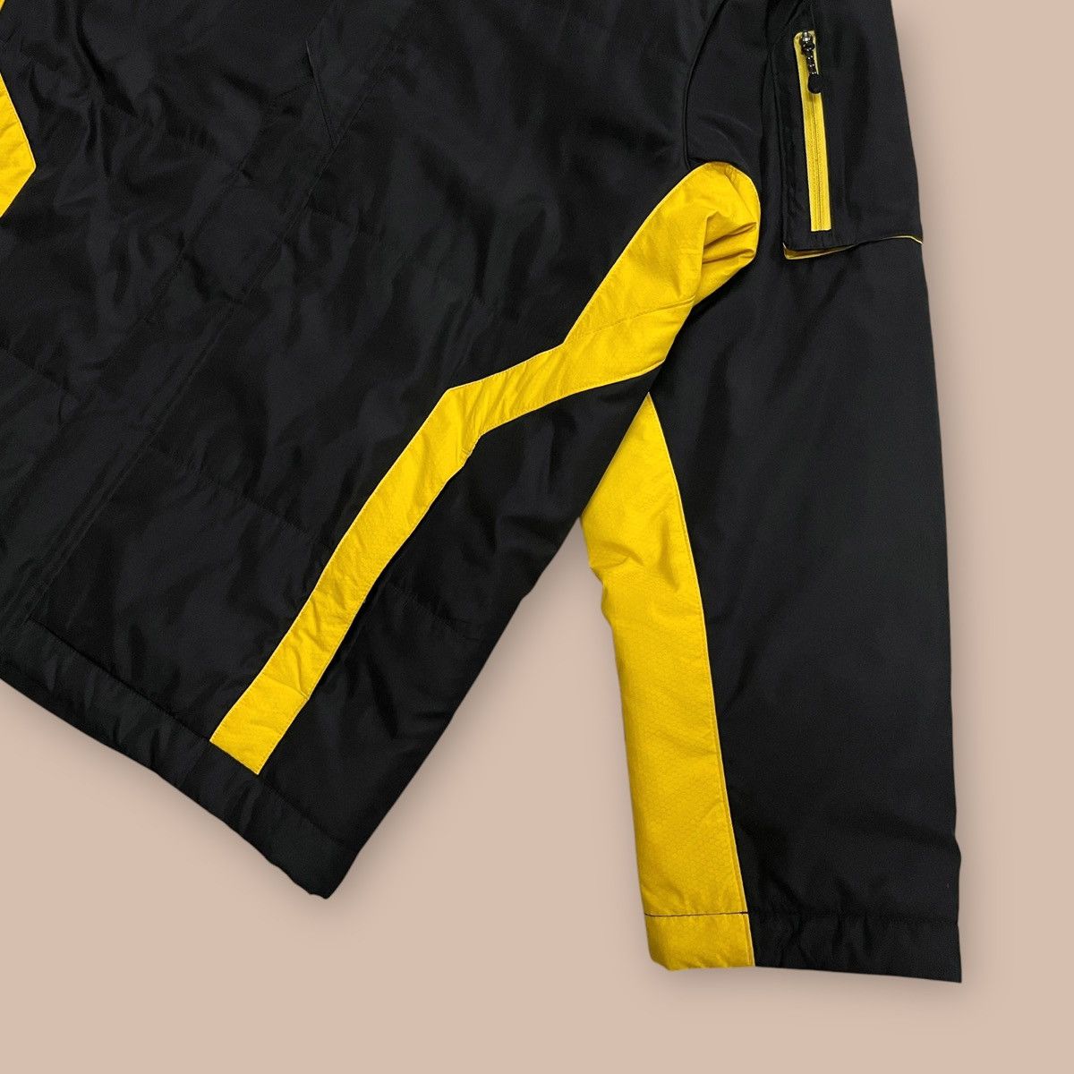 Nike OG 2000's Nike Fit Storm Black&Yellow Hoodie Size US L / EU 52-54 / 3 - 8 Thumbnail