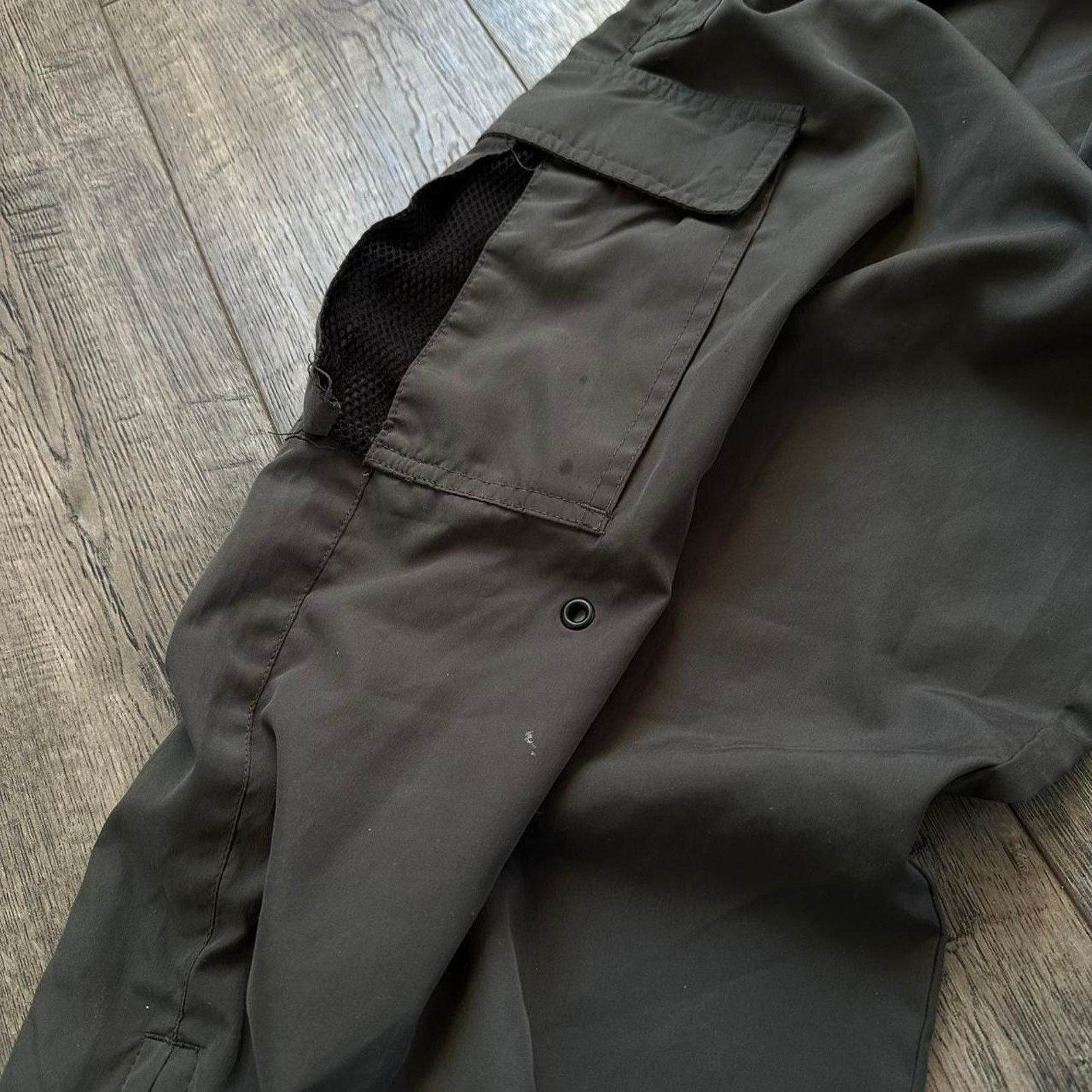 Stussy Rare Vintage 90s Stussy Squadron Cargo Parachute Nylon Pants Size US 31 - 6 Thumbnail