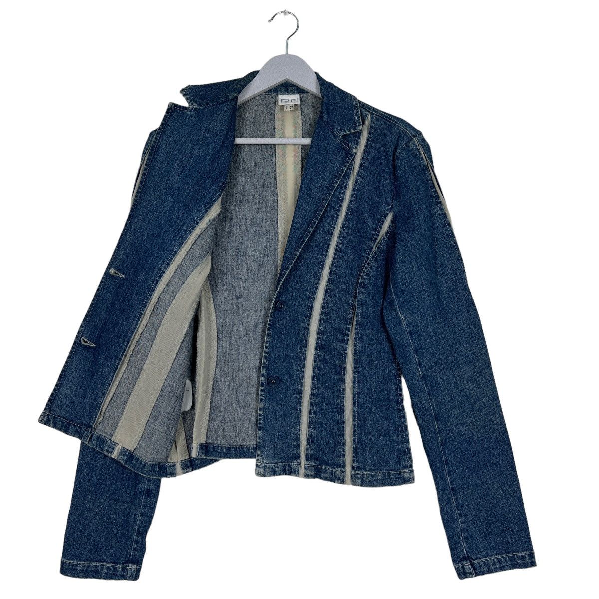 Designer 🔥 PAOLO FRANI GIACCA DENIM JACKET MADE IN ITALY Size US S / EU 44-46 / 1 - 9 Thumbnail