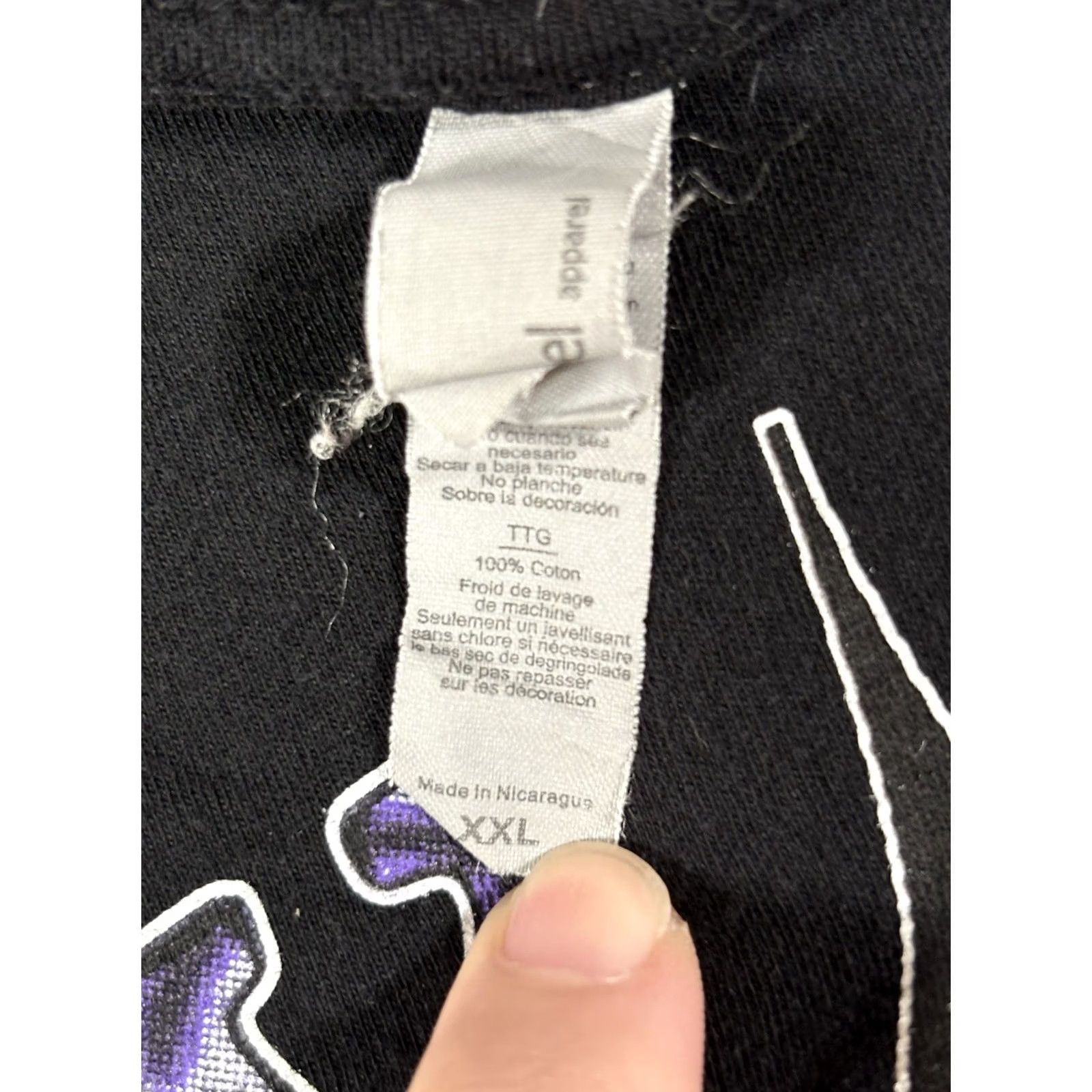 Next Level Y2K Purple Rain WM Music Short Sleeve Black T-Shirt XX-Large Unisex Adults Crew Neck T-Shirt Nike? Size US XXL / EU 58 / 5 - 5 Thumbnail