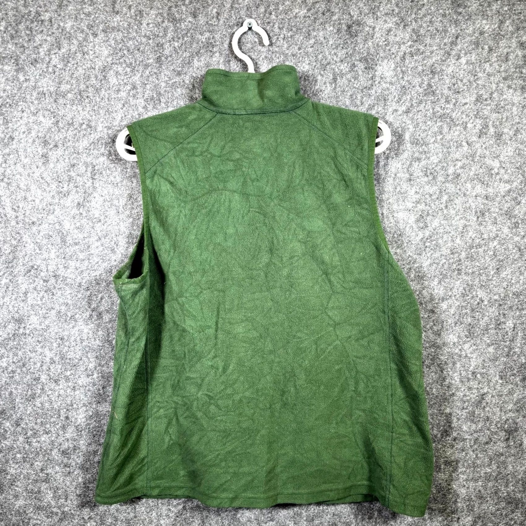 Vintage L.L.Bean Vest Men's L Green Fleece Full-Zip Outdoor, Golf, Hiking, Running & Jogging, Travel, Casual, Winter Size US L / EU 52-54 / 3 - 6 Thumbnail