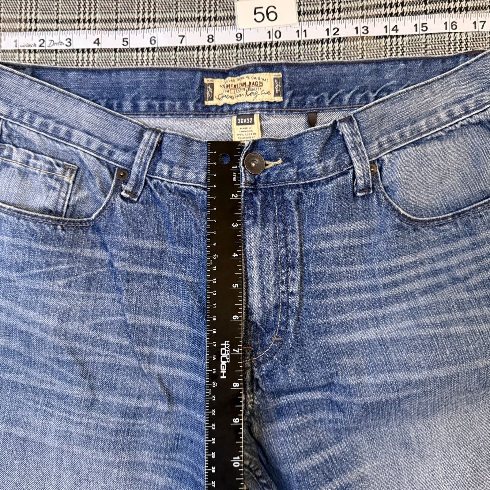 American Rag American Rag Men's Jeans Light Wash Denim Classic Fit 36x32 Size US 36 / EU 52 - 3 Thumbnail