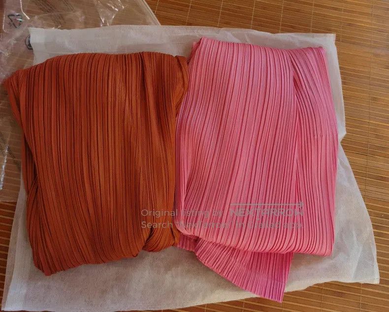 Issey Miyake Issey Miyake size:3 Pink Wide-Leg Pants Size 31" - 5 Thumbnail