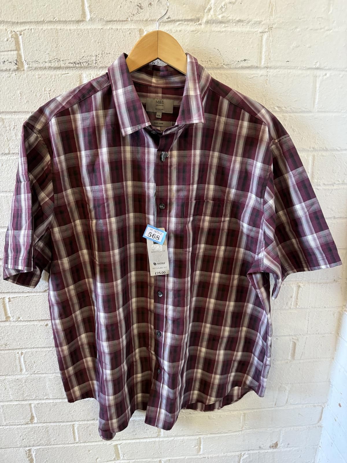 M.E. Sport M&S chequered shirts tagged Size US 9 / EU 42 - 1 Thumbnail