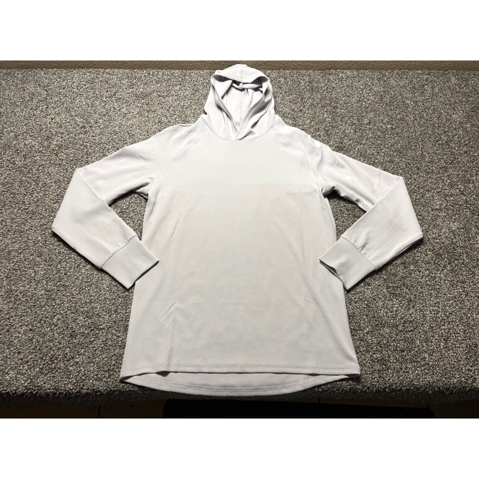 Lululemon Lululemon Hoodie Pullover Womens Small Beige Waffle Knit Logo Athletic Shirt/Hoodie Size S / US 4 / IT 40 - 2 Thumbnail