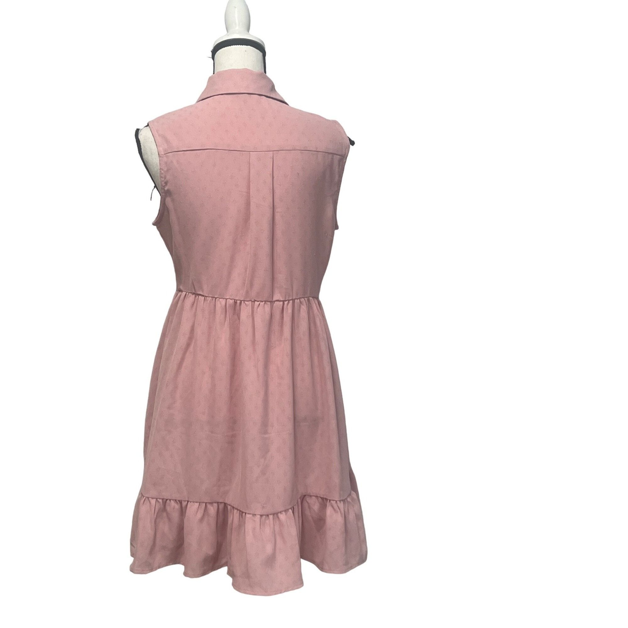 Other Good Luck Gem Collared Button Placket Junior's Sleeveless Mi Size M / US 6-8 / IT 42-44 - 4 Thumbnail