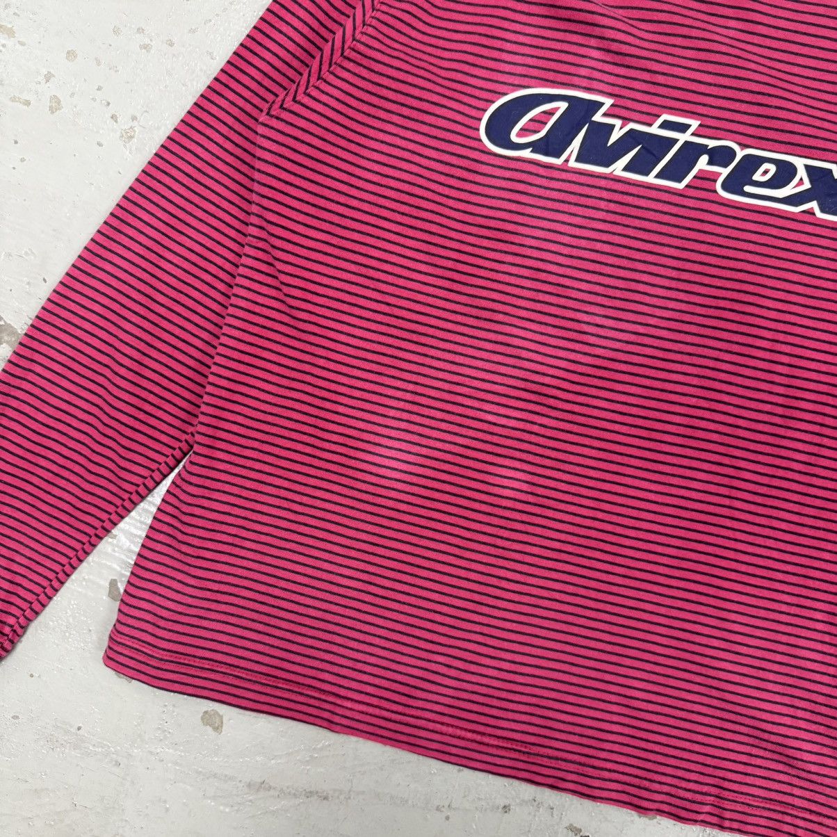 Avirex Vintage Avirex Kurt Cobain Style Stripe Longsleeve Tee Size US S / EU 44-46 / 1 - 4 Thumbnail