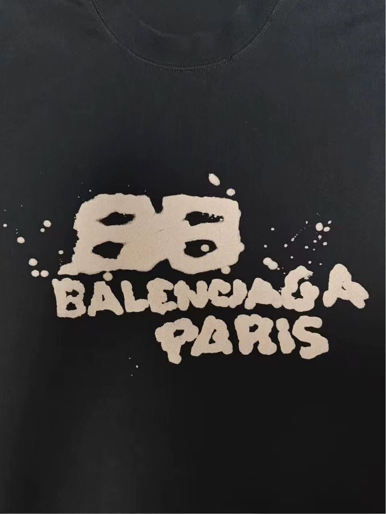 Balenciaga Balenciaga 23ss Graffiti Splash Ink Double B Printed Water Size US L / EU 52-54 / 3 - 4 Thumbnail