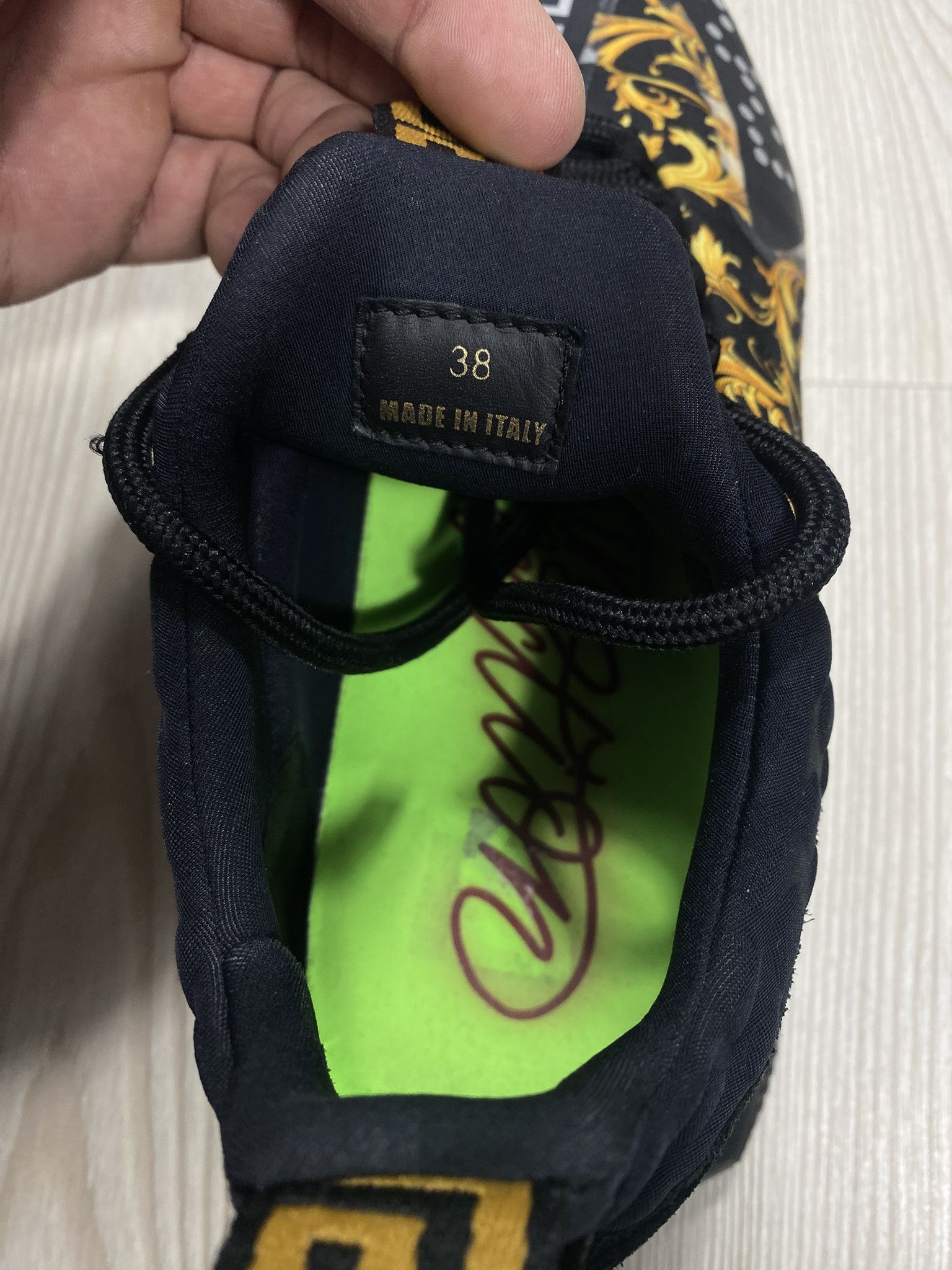 Versace Versace Chain Reactions Baroque Trainers Uk Size 5 EU38 Size US 7.5 / IT 37.5 - 10 Thumbnail