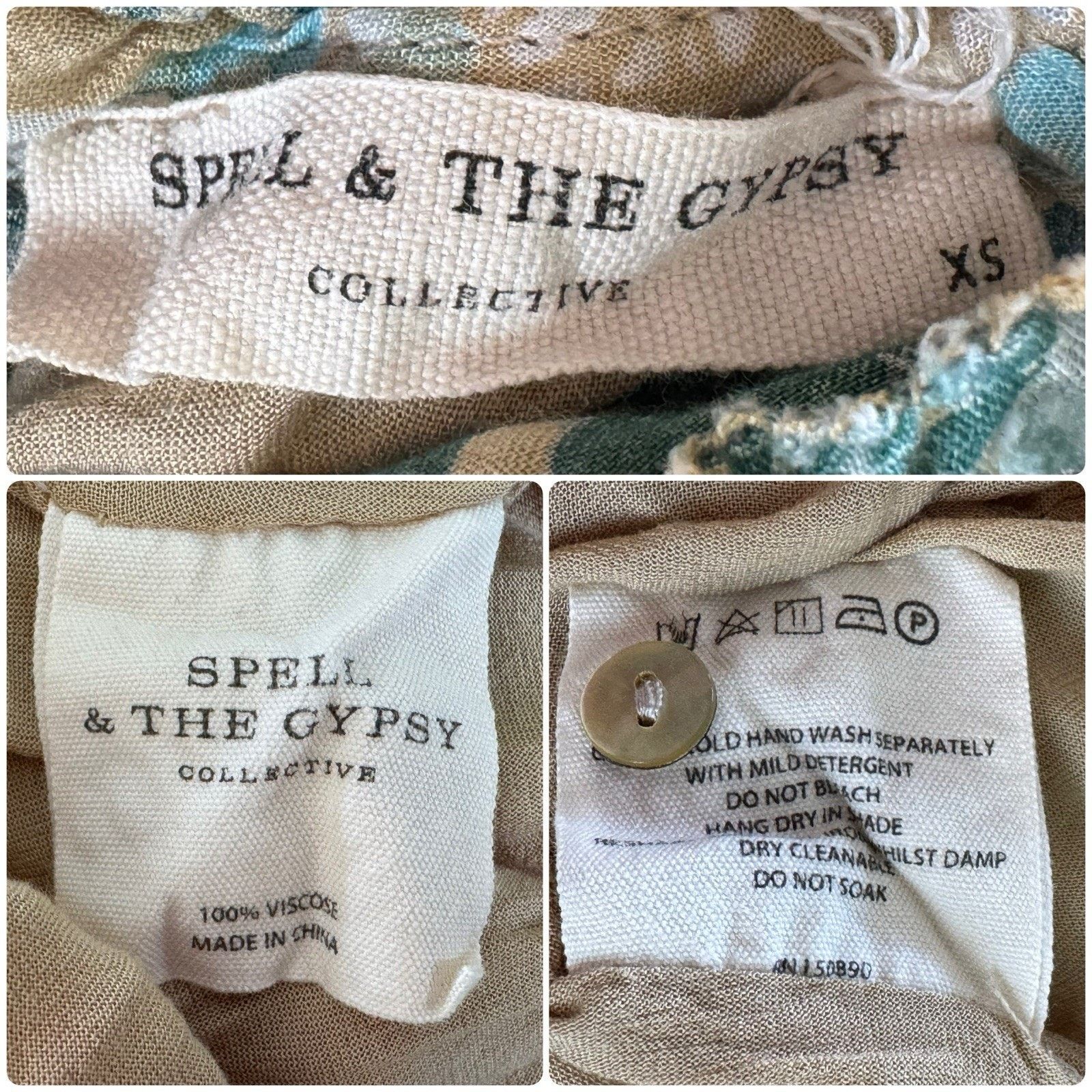Spell SPELL & THE GYPSY Collective Aurora Tunic Dress Lace Trim XS Size XS / US 0-2 / IT 36-38 - 13 Thumbnail