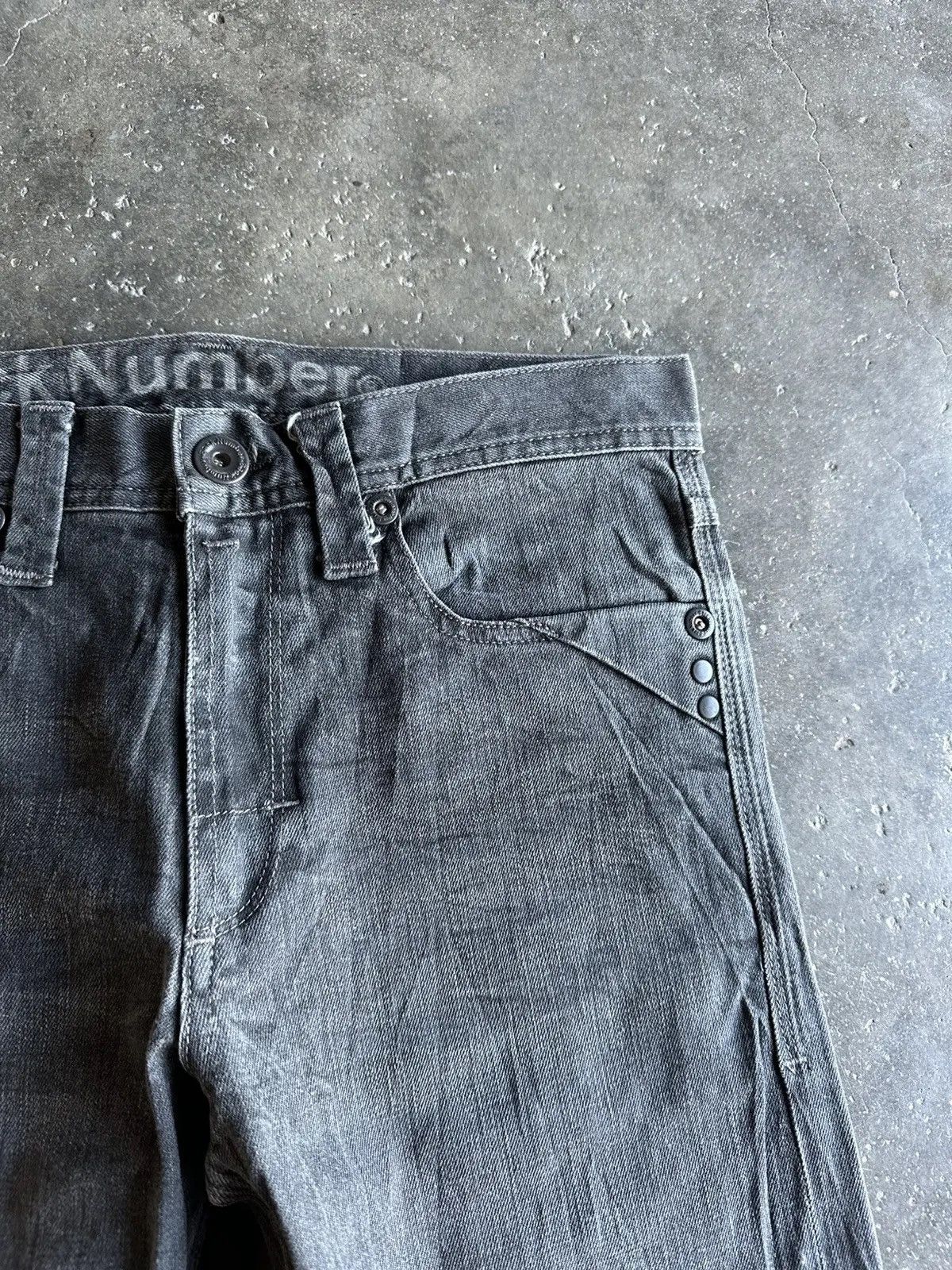 Number (N)ine GRAILS💥💥VINTAGE BACK NUMBER JEANS JAPANESE BRAND DENIM PANTS Size US 30 / EU 46 - 6 Thumbnail