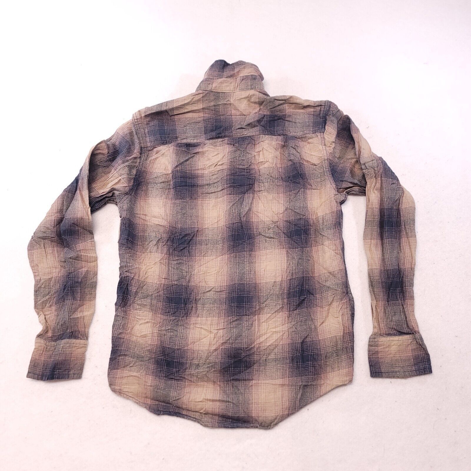 Arizona Jean Co. Arizona Jean Co Tartan Flannel Shirt Mens Size S Brown Blue Size US S / EU 44-46 / 1 - 10 Thumbnail