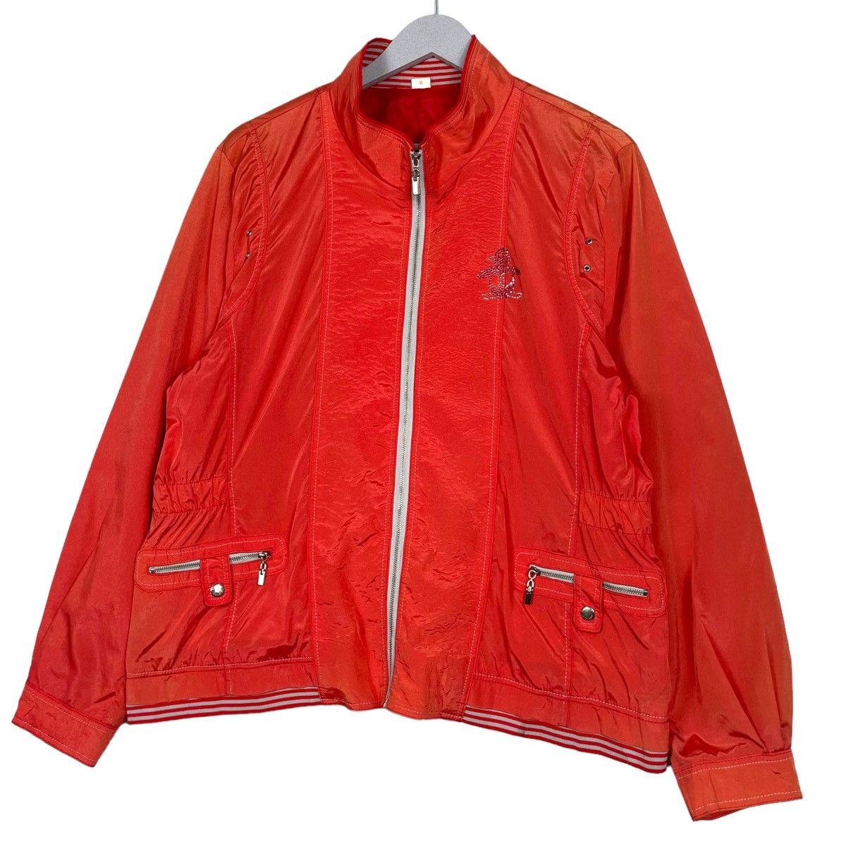 Grand Slam × Japanese Brand 💥GRAND SLAM SWAROVSKI SPORT LOGO NYLON JACKET Size M / US 6-8 / IT 42-44 - 2 Thumbnail