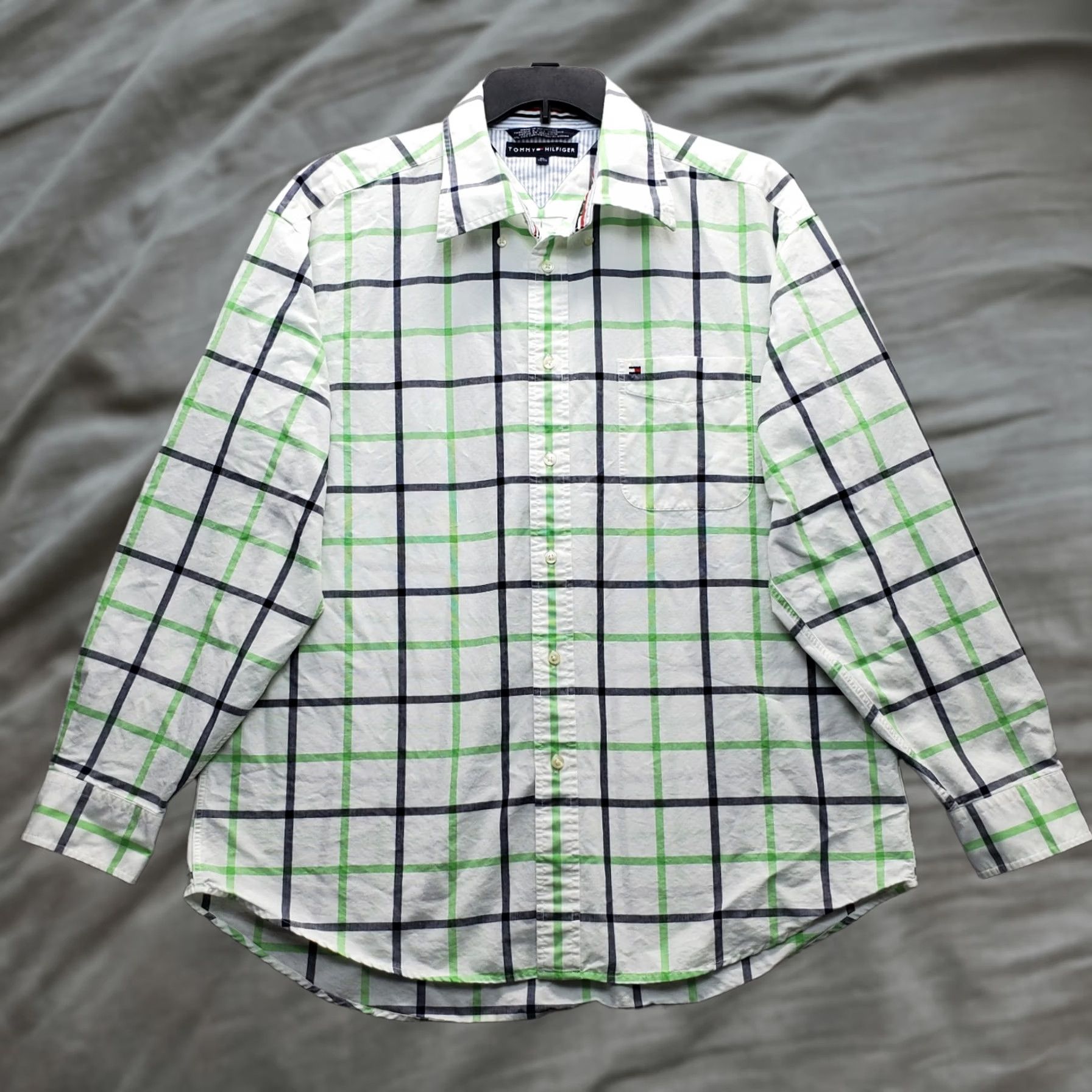 Tommy Hilfiger Tommy Hilfiger Shirt Mens XL Multi Plaid Casual Long Sleeve Button-Down Shirt Size US XL / EU 56 / 4 - 1 Thumbnail