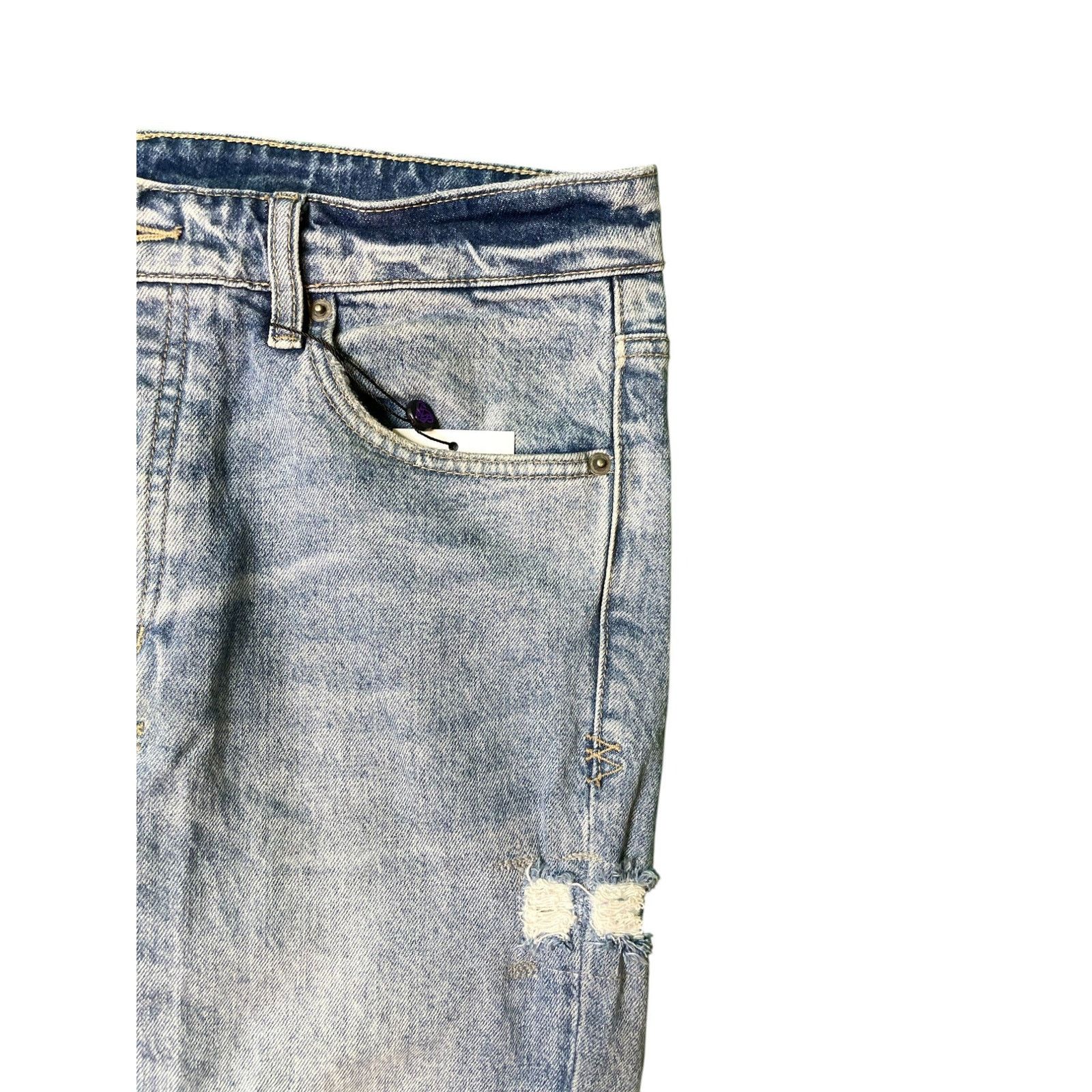 Ksubi Ksubi Ripped Light Wash Jeans Size US 29 - 5 Thumbnail