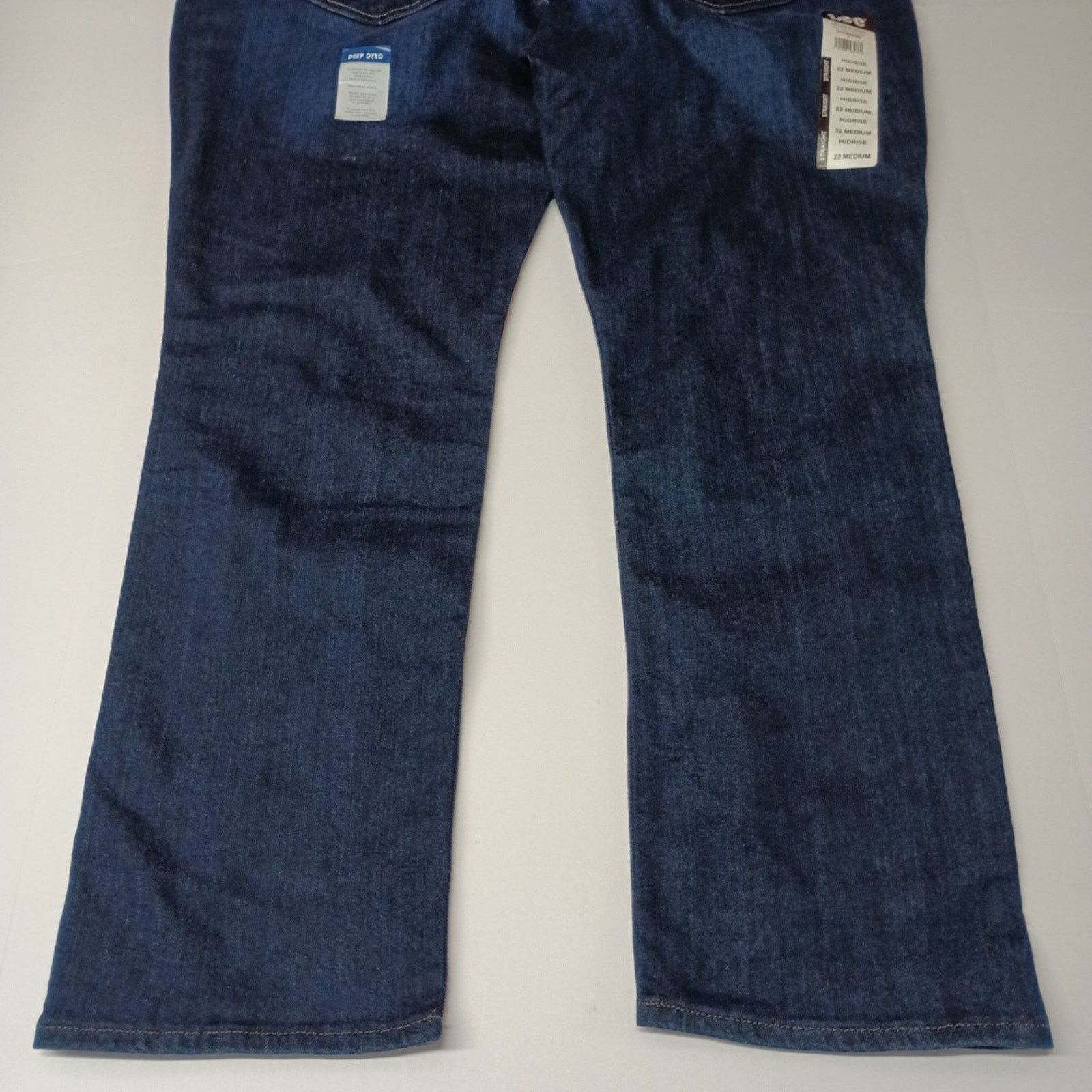 Lee Lee Straight Leg Jeans Women's 22 Medium Size 44x30 Blue Size 42" / US 20 - 7 Thumbnail