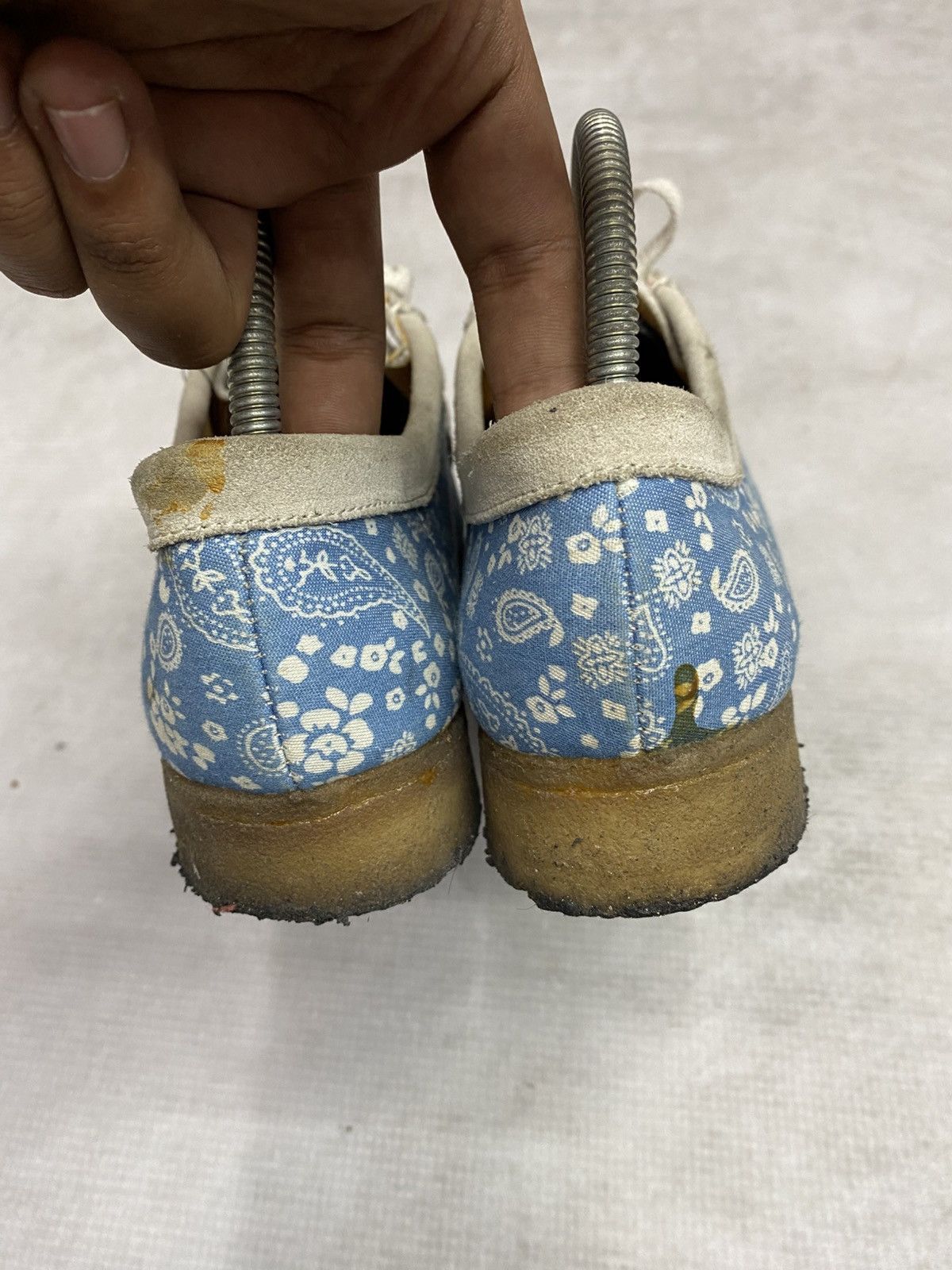 Clarks Clarks wallabee moccasisns paisley seude crepe blue Size US 7.5 / IT 37.5 - 5 Thumbnail