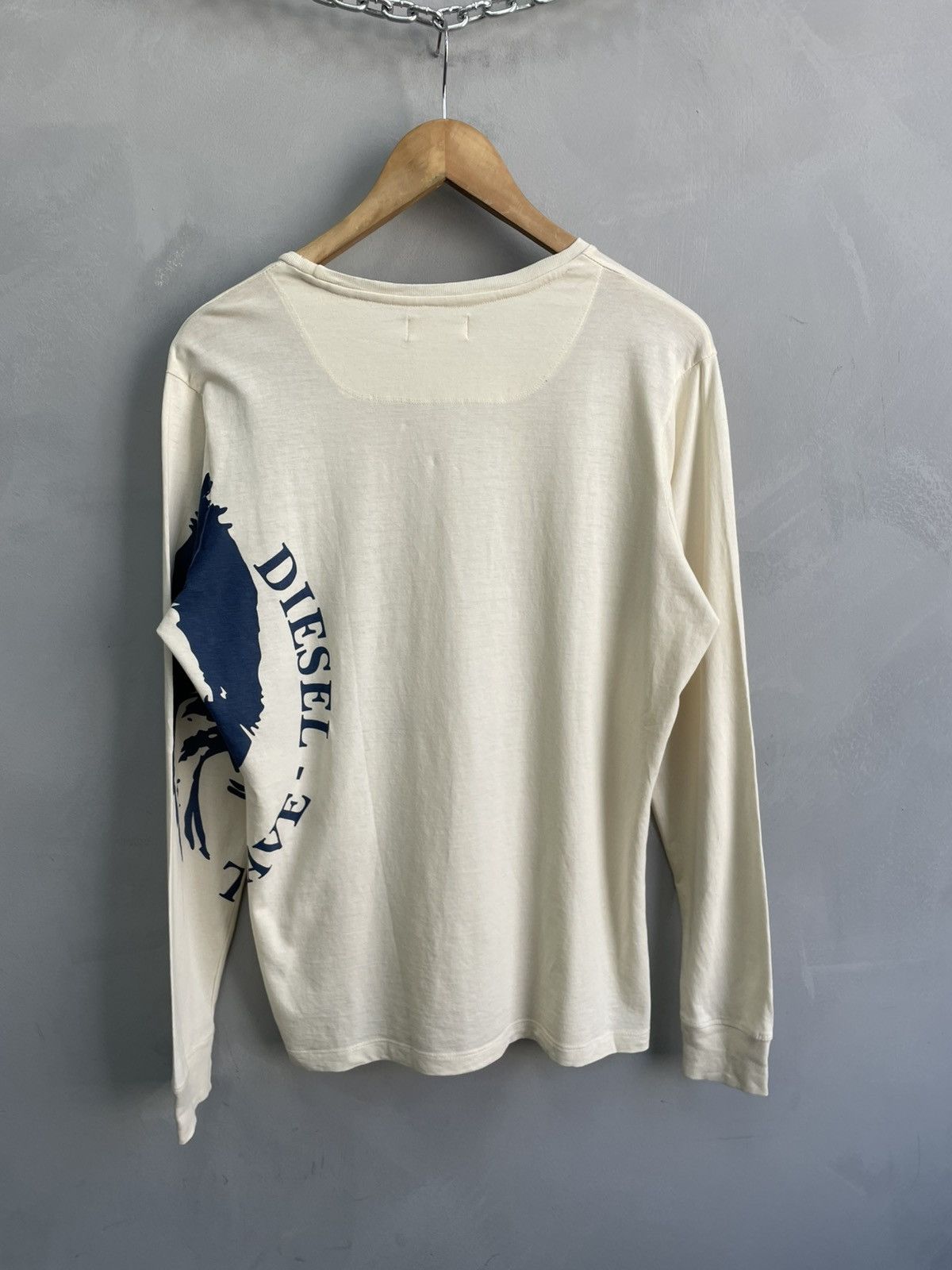 Diesel Avant garde Diesel big logo long sleeve rare y2k Size US M / EU 48-50 / 2 - 10 Thumbnail