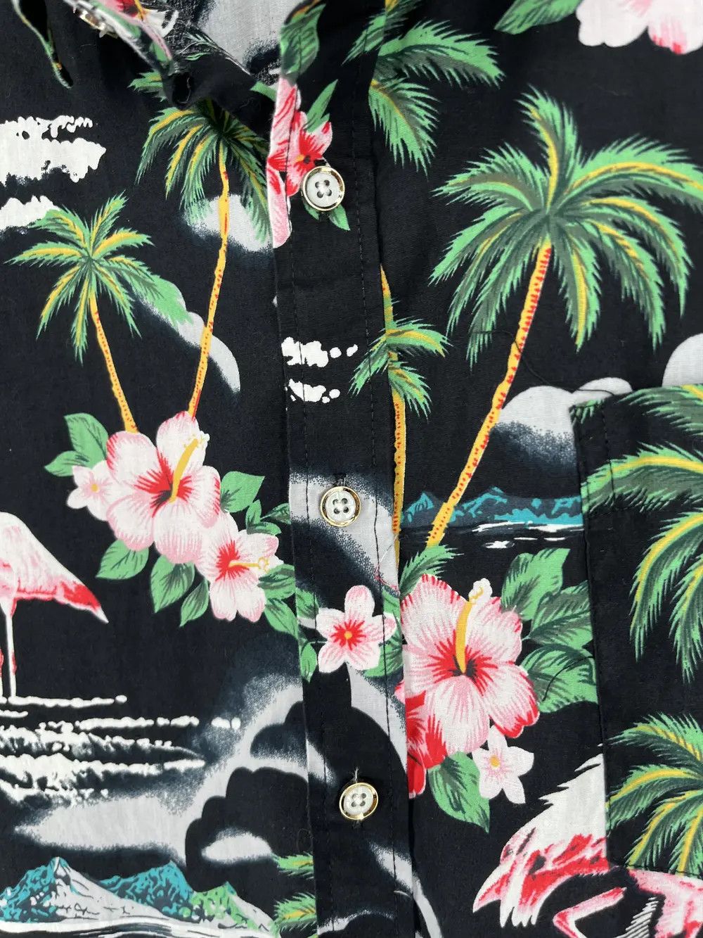 Vintage Vintage Y2K Art Streetwear Hawaiian Travis Scott style Size US L / EU 52-54 / 3 - 7 Thumbnail