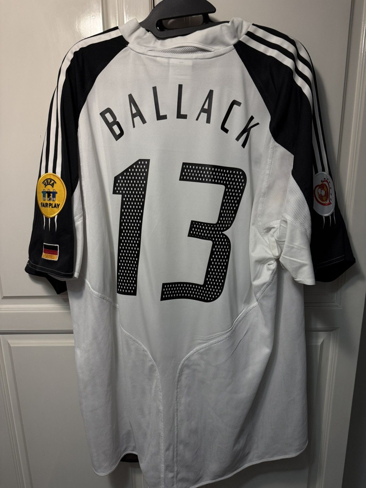 Adidas Germany 2004/05 Home #13 Ballack XL *mint* Size US XL / EU 56 / 4 - 1 Thumbnail