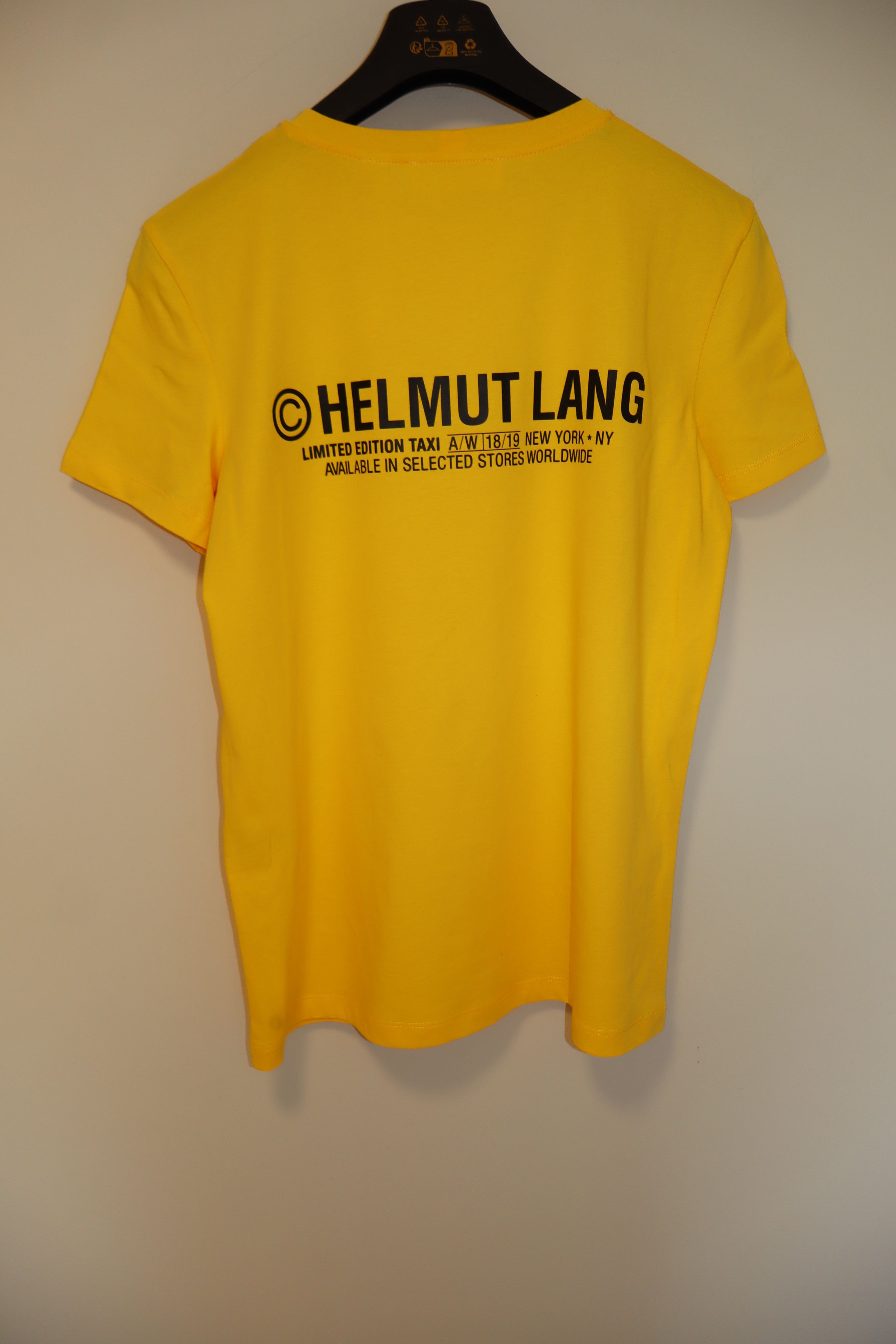 Helmut Lang Yellow taxi t-shirt Size US M / EU 48-50 / 2 - 2 Thumbnail