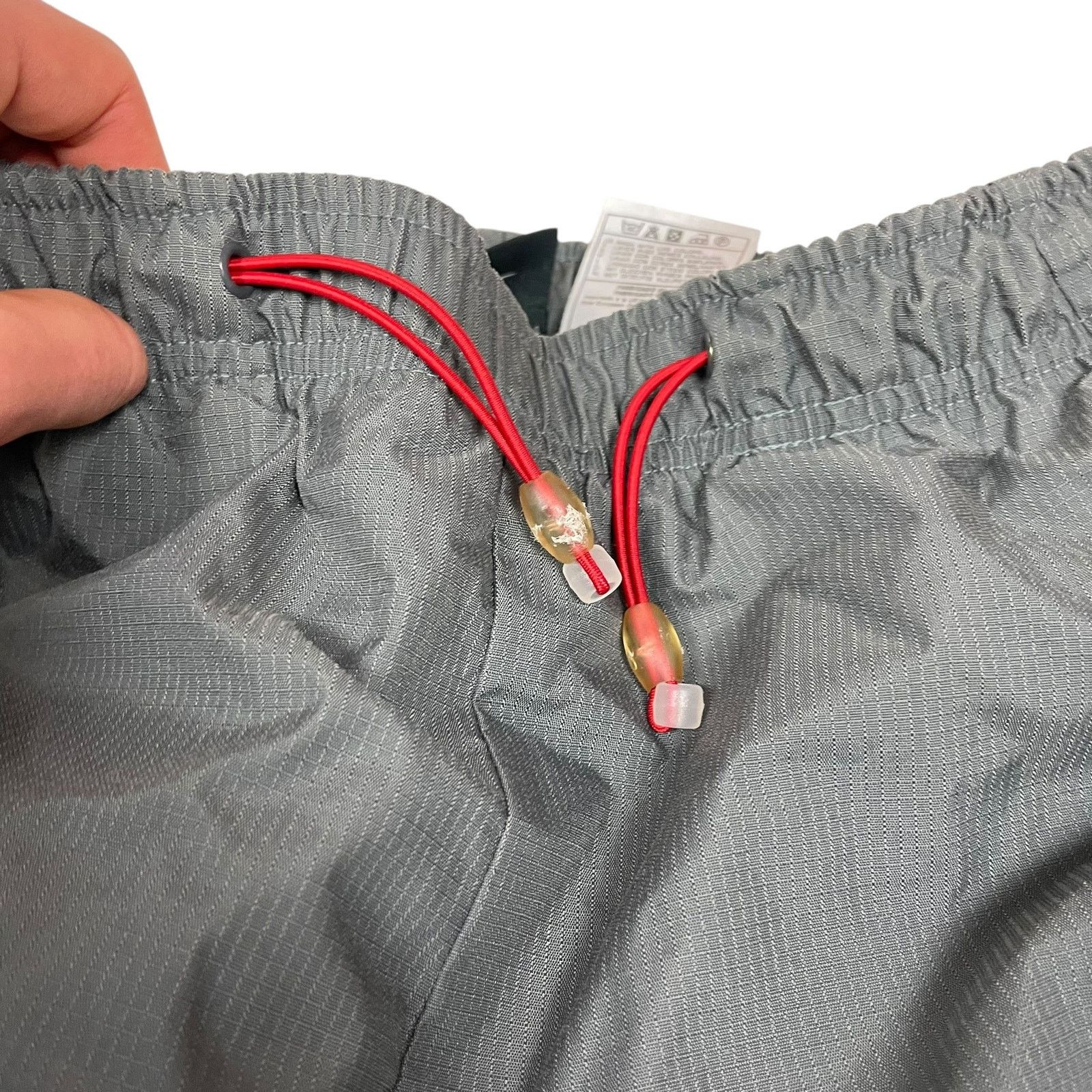 Nike × Vintage Nike TN Men's Gray Swoosh Ankle Zip Straight Rain Pant Small Size US 30 / EU 46 - 3 Thumbnail