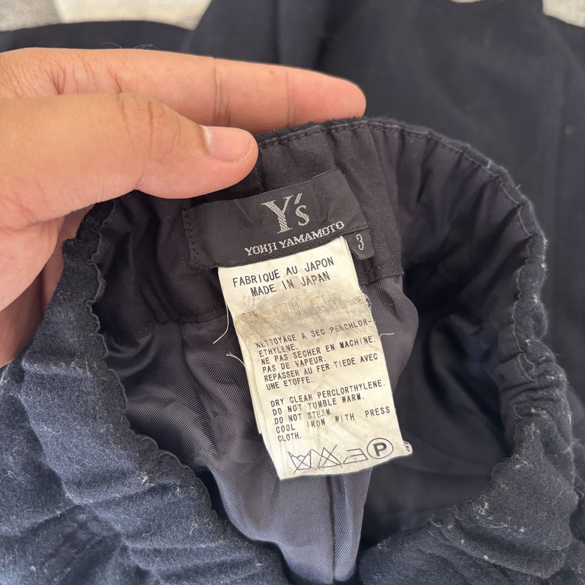 Yohji Yamamoto Yohji Yamamoto Y’s wool Wide Leg Pants Size US 32 / EU 48 - 4 Thumbnail